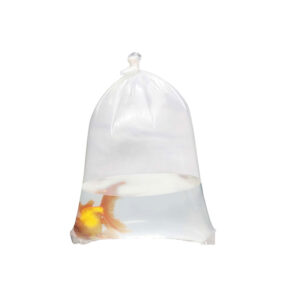 Pack of 1 kg. Round Corners Plastic Fish Bags of Size 18 x 24 Inches Clear Polyethylene Bags Thickness 275 Gauge.