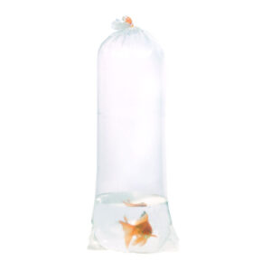 Pack of 1 kg. Round Corners Plastic Fish Bags of Size 6 x 18 Inches Clear Polyethylene Bags Thickness 200 Gauge.